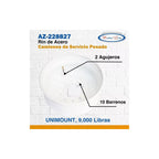 005 / Rin Acero Unimount/ 24.50 X 8.25 In/ 9000 Lb Az-228827 Blanco
