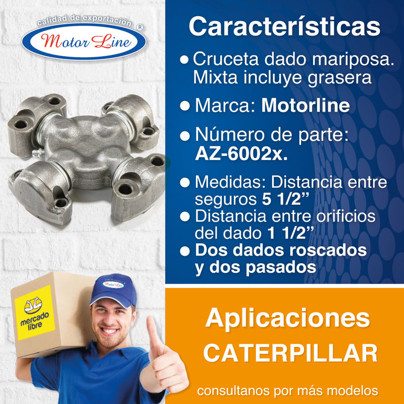028 / Cruceta / 5 1/2 Pulgadas / Caterpillar / Az-6102x