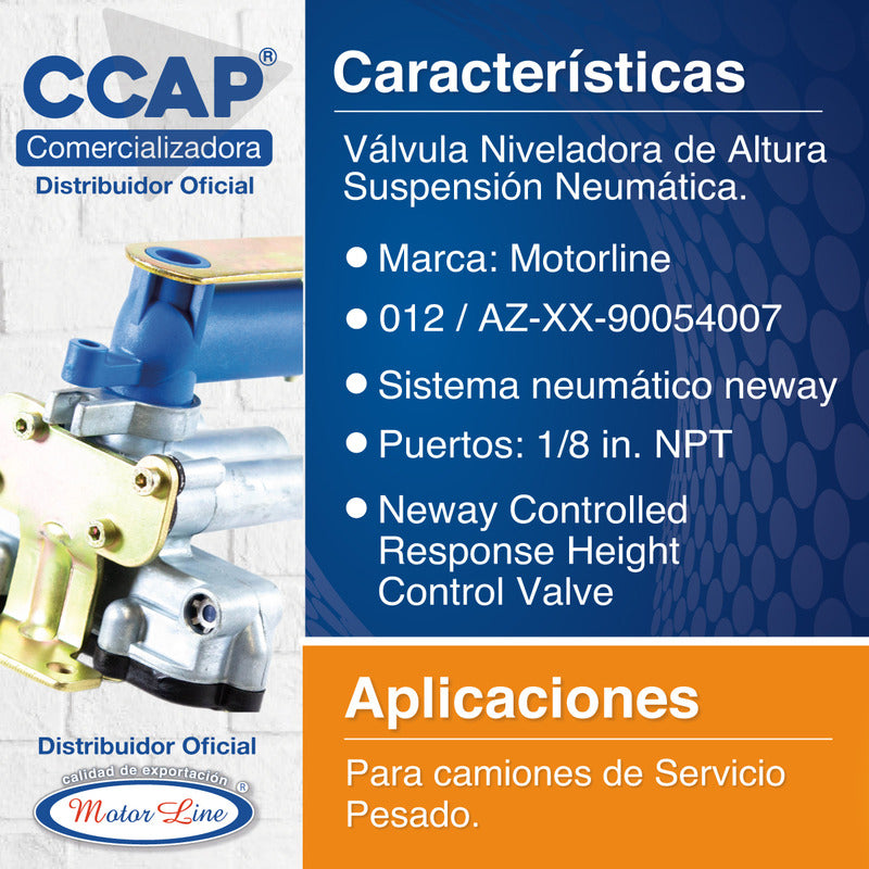 012 / Válvula Niveladora / Suspensión Neway.
