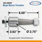 007 / Buje Barra Torsión / Hendrickson 229610 / Gaf 13518.
