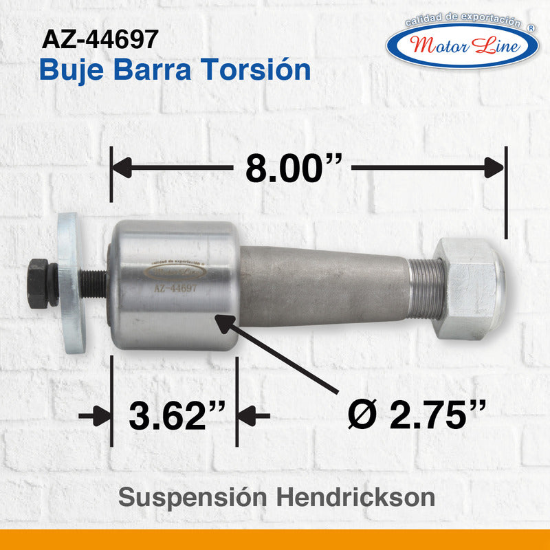 007 / Buje Barra Torsión / Hendrickson 229610 / Gaf 13518.