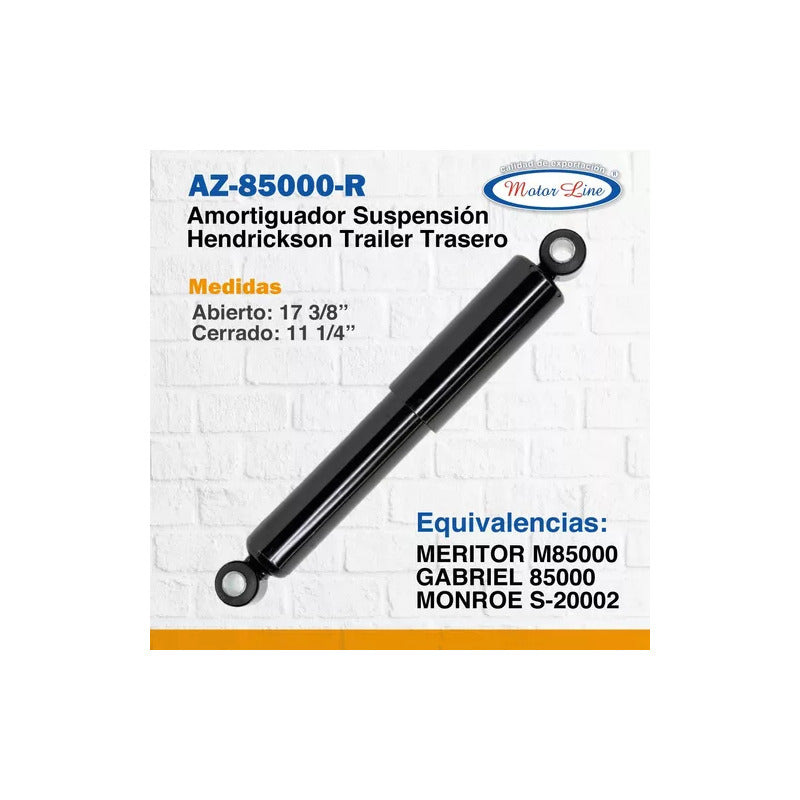 101 / Amortiguador / Trasero / Hendrickson / Az-85000-r