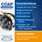 2 Rotochambers T30/30  Cámara De Freno Doble / Reforzados