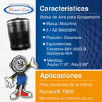 005 / Bolsa Aire Suspensión Delantera / Kenworth T600
