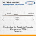Amortiguador Para Cofre / Largo 39.37 / Kenworth / T660