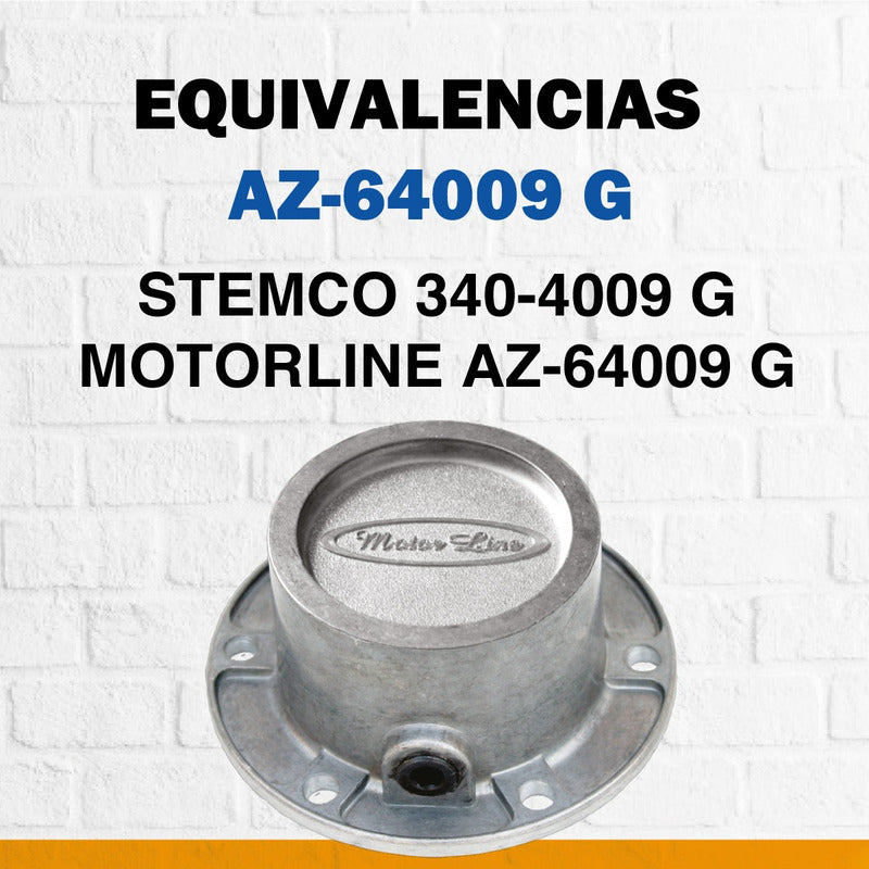 002 / Tapa Maza / Grasa / 6 Barrenos / 6.25 In. 64009
