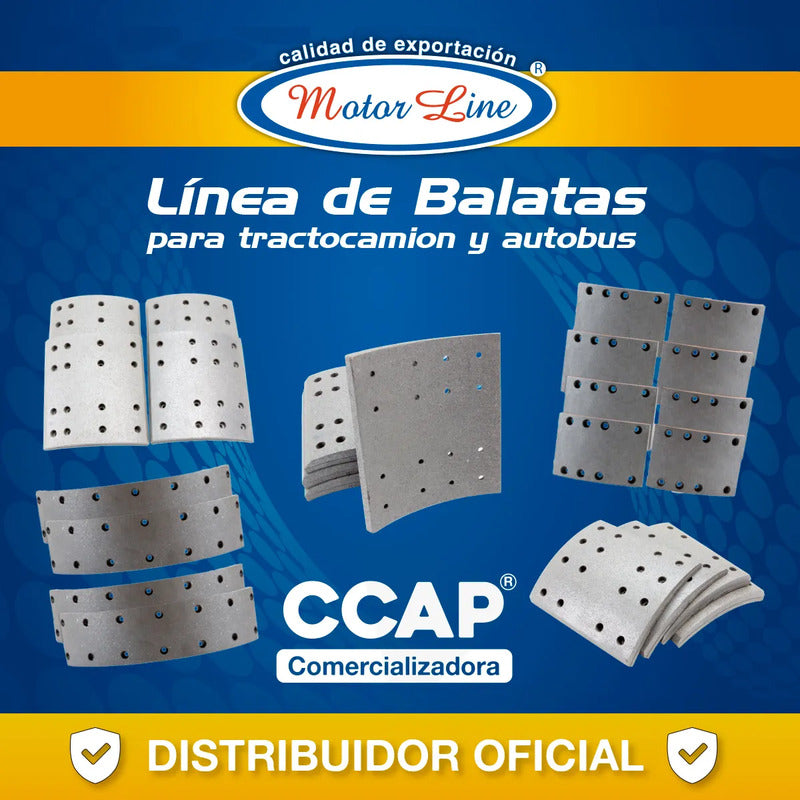 001 / Juego De 4 Balatas 1307 / No Asbesto.
