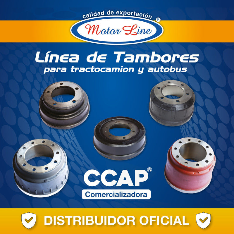 003 / Tambor / 18.62 X 7.63 / 10 Barrenos / Gunite 3166 A