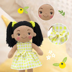 Muñeca De Trapo Y Tela Laura Color Amarillo