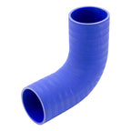 051 / Codo Silicón / Cople 90 Grados / 6 X 6  Diámetro 3.0 Azul