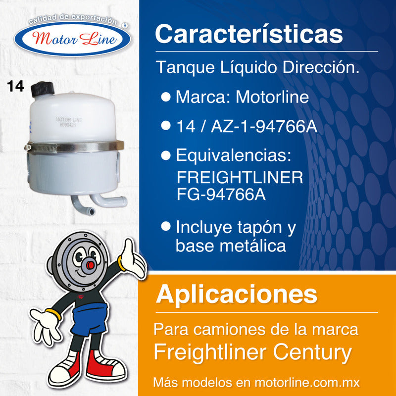 014 / Depósito Líquido Dirección / Freightliner Century