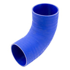 053 / Codo Silicón / Cople 90 Grados / 6 X 6  Diámetro 4.0 Azul