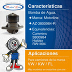 004 / Bomba De Agua / Vw / Kenworth / Freightliner / Ford