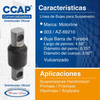 003 / Buje Barra Torsión Hendrickson 69210-000h Gaff 13672
