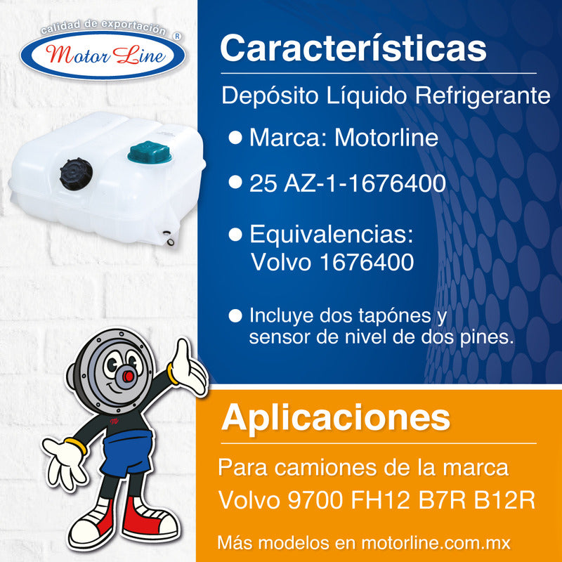Depósito Líquido Refrigerante / Volvo / Az-1-1676400