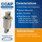 005 / Buje Barra Torsión / Hendrickson 16-16412-0 Gaff  1108