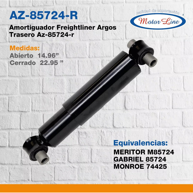 080 / Amortiguador Trasero / Freightliner Argosy Az-85724-r