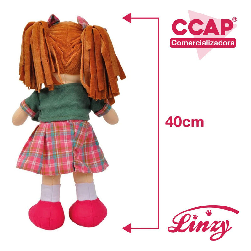 Muñeca De Trapo Y Tela / Juliana / Linzytoys