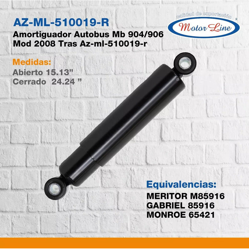 153 / Amortiguador / Trasero / 24.50 / Mercedes 904 / 906