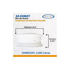005 / Rin Acero Unimount/ 24.50 X 8.25 In/ 9000 Lb Az-228827 Blanco