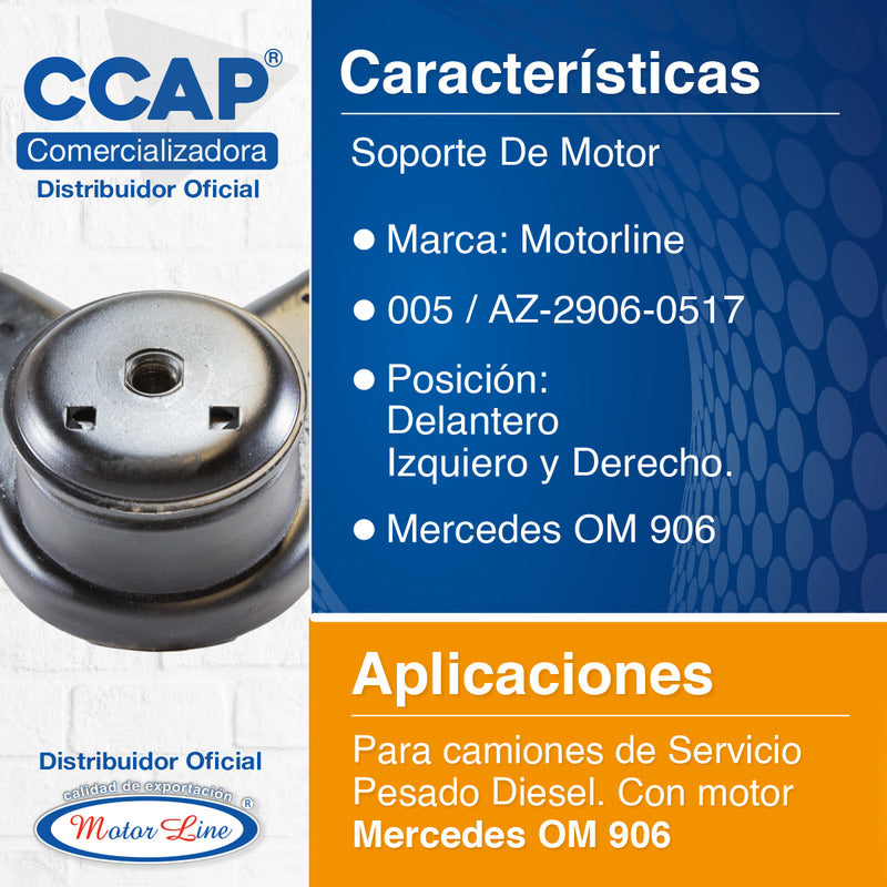 005 / Soporte De Motor Delantero / Mercedes 906