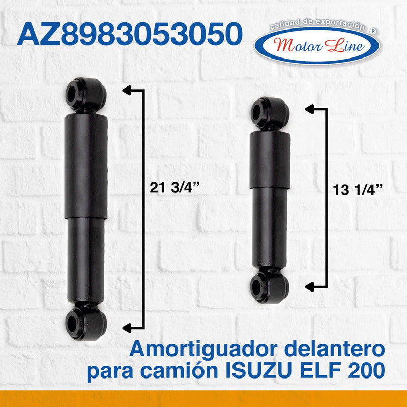 133 / Amortiguador / Delantero / 10.75  / Isuzu / Elf 200.